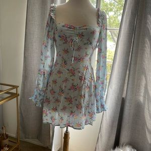 NWT Faithfull the Brand Ira Juliette Floral summer  Mini dress. Size 4.